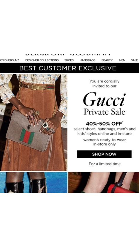 gucci private sale